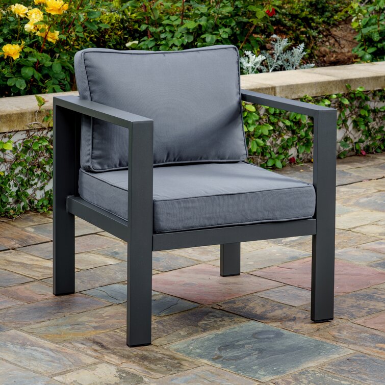 Charcoal best sale patio cushions